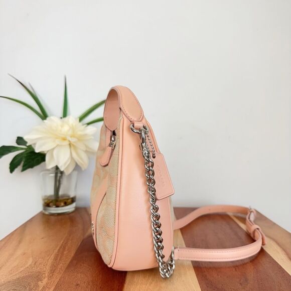 NWT Coach Carmen Mini Crossbody In Signature Jacquard - Picture 3 of 9